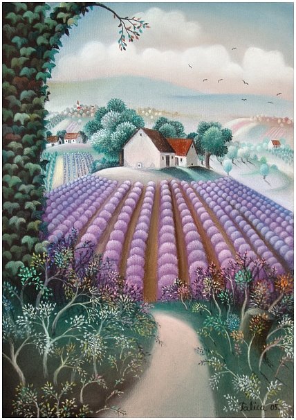 Lavender hill